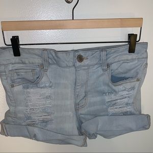 AEO midi shorts